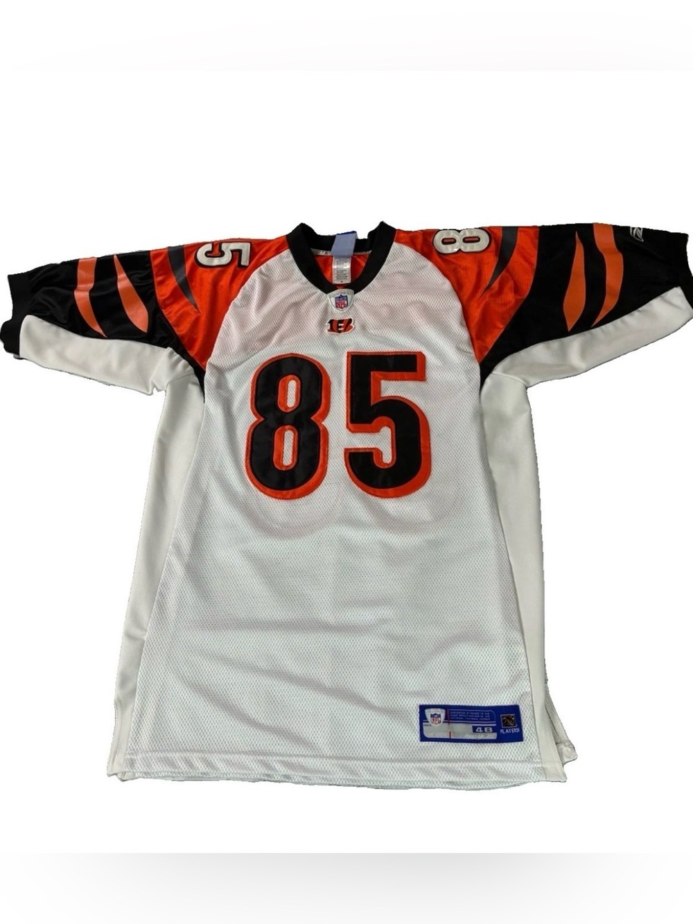 Cincinnati Bengals Chad Johnson #85 Reebok Jersey White Size 48